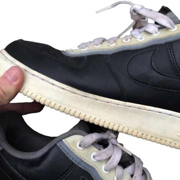 RARE Nike Air Force 1 Low '07 LV8 1 Black Pure Platinum Size 11 - Picture 14 of 16